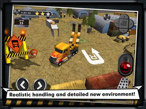 Изображение игры: Trucker: Construction Parking Simulator - realistic 3D lorry and truck driver free racing game