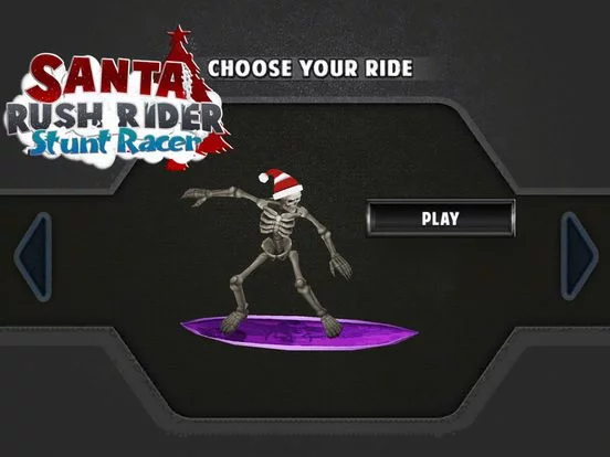 Изображение игры: Santa Rush Rider - Stunt Race