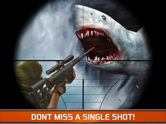 Изображение игры: Angry Fish Hunting - Sea Shark Spear-fishing Game