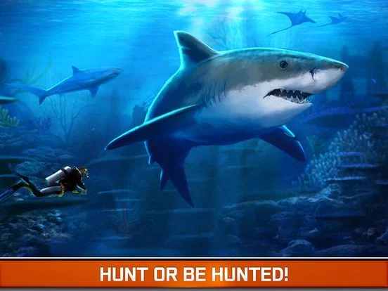 Изображение игры: Angry Fish Hunting - Sea Shark Spear-fishing Game