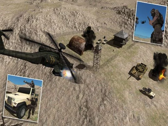 Изображение игры: Tank Battle Army Commando: Hero Blitz at World War
