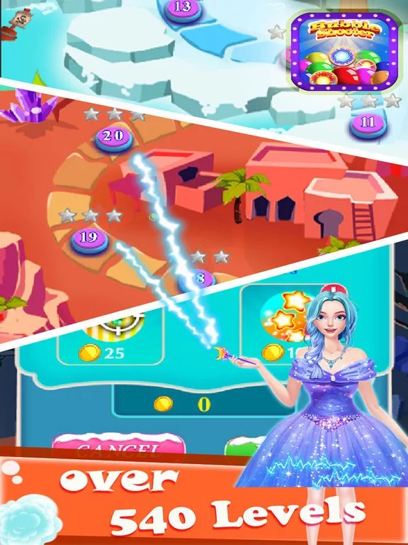 Изображение игры: Bubble Shooter: Princess Pop