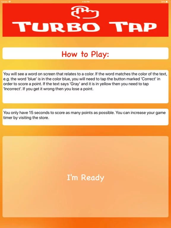 Изображение игры: Turbo Tap