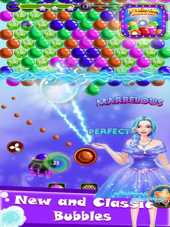 Изображение игры: Bubble Shooter: Princess Pop