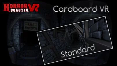 Изображение игры: Horror Roller Coaster VR