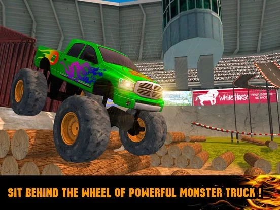 Изображение игры: Extreme Monster Truck Stunt Racing 3D Full
