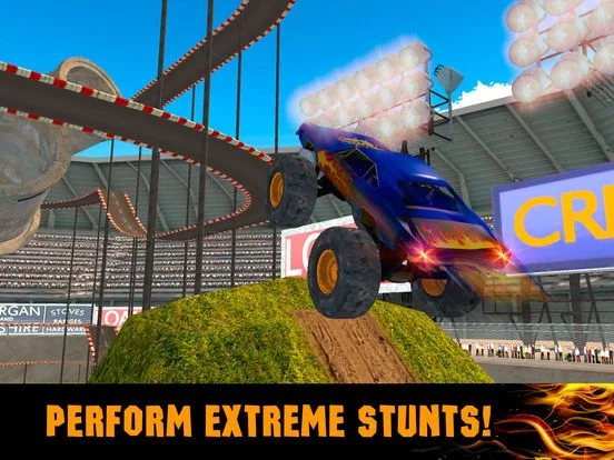Изображение игры: Extreme Monster Truck Stunt Racing 3D Full