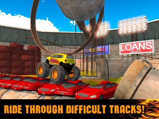 Изображение игры: Extreme Monster Truck Stunt Racing 3D Full