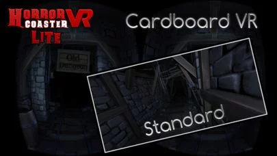 Изображение игры: Horror Roller Coaster VR Lite