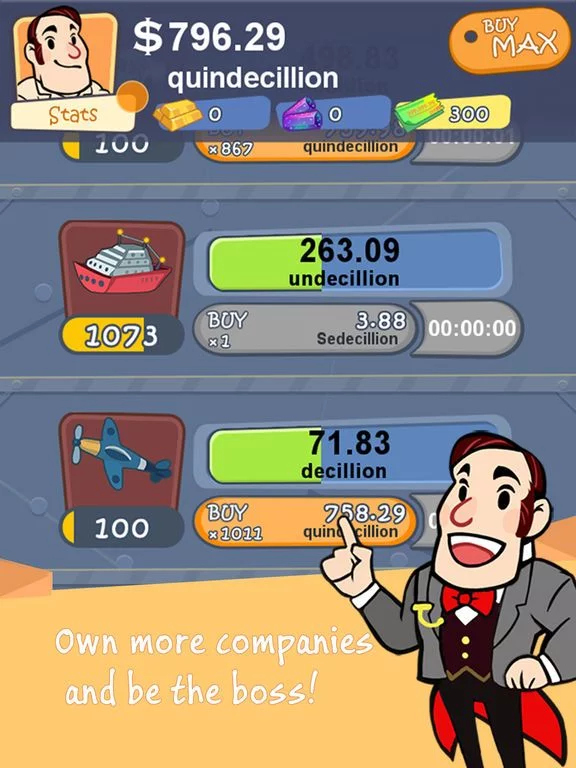 Изображение игры: Richman Adventure - Idle Clicker Games of Money
