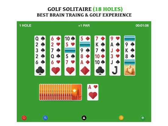 Изображение игры: Golf Solitaire Board Game