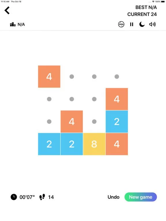 Изображение игры: 2048．
