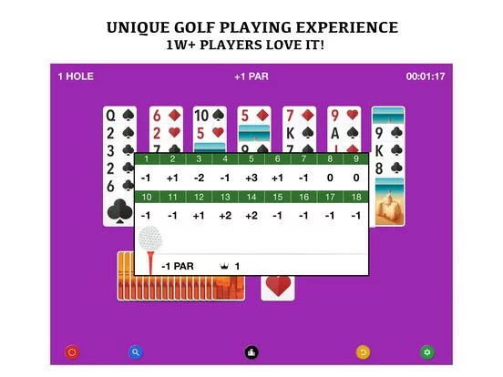 Изображение игры: Golf Solitaire Board Game