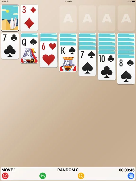 Изображение игры: Solitaire．
