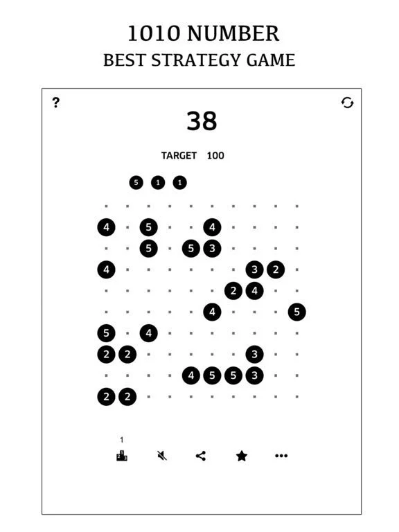 Изображение игры: 1010 Number