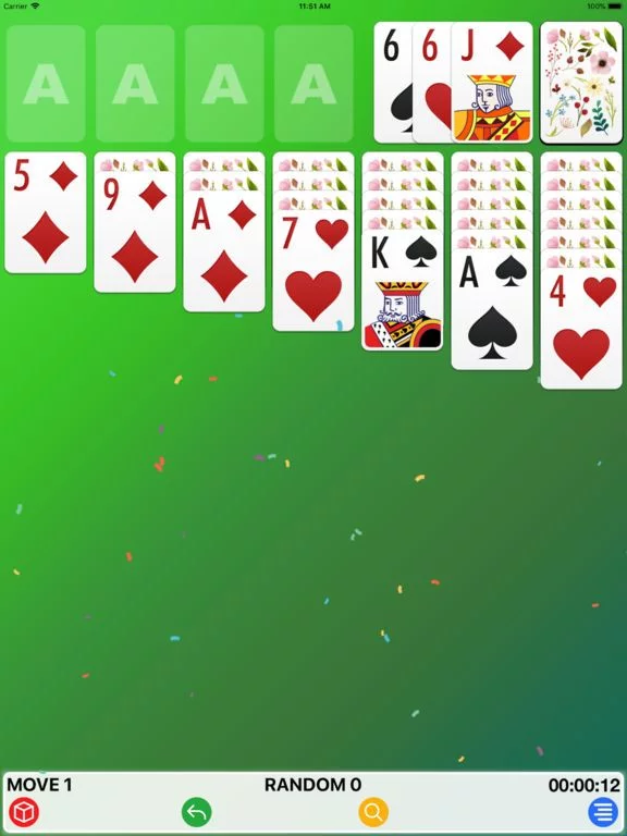Изображение игры: Solitaire．