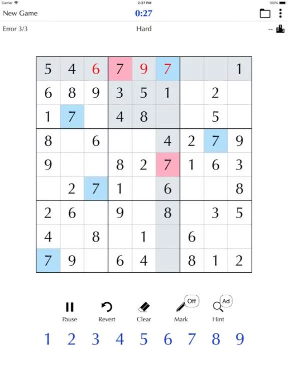 Изображение игры: Sudoku Classic．