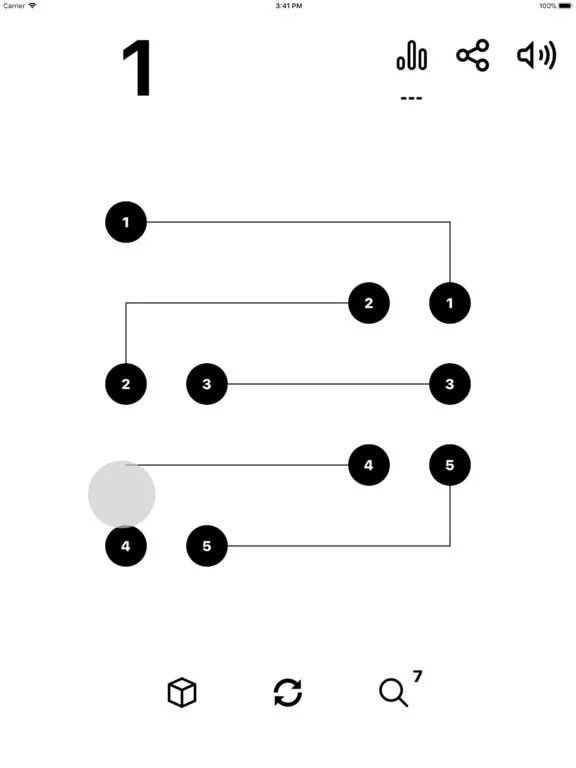Изображение игры: Number Link．
