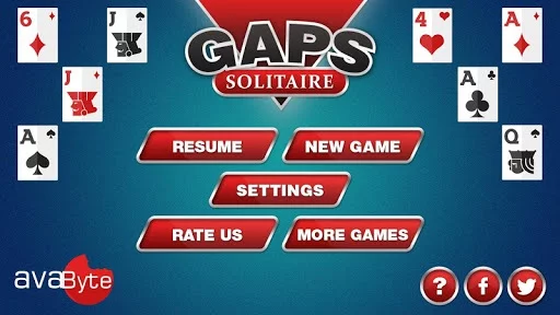 Изображение игры: Gaps Solitaire