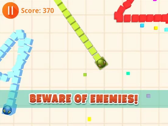 Изображение игры: Cube Snake IO