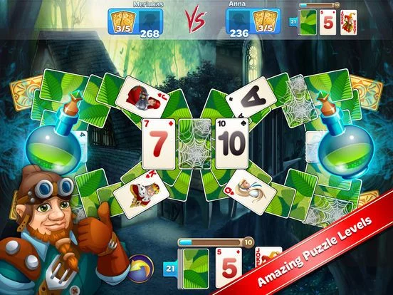 Изображение игры: Solitaire Tales Live
