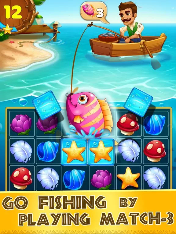 Изображение игры: Tropic Trouble Match 3 Builder