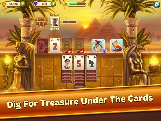 Изображение игры: Solitaire Treasure Hunt
