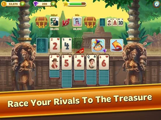 Изображение игры: Solitaire Treasure Hunt