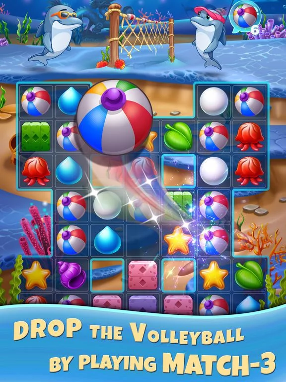Изображение игры: Reef Rescue: Match 3 Adventure