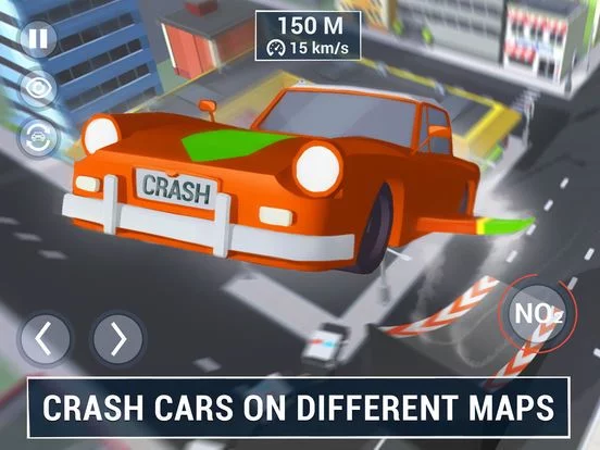 Изображение игры: Pixel Ragdoll: Car Crash Test