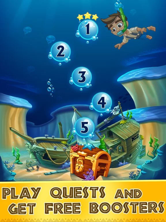 Изображение игры: Tropic Trouble Match 3 Builder