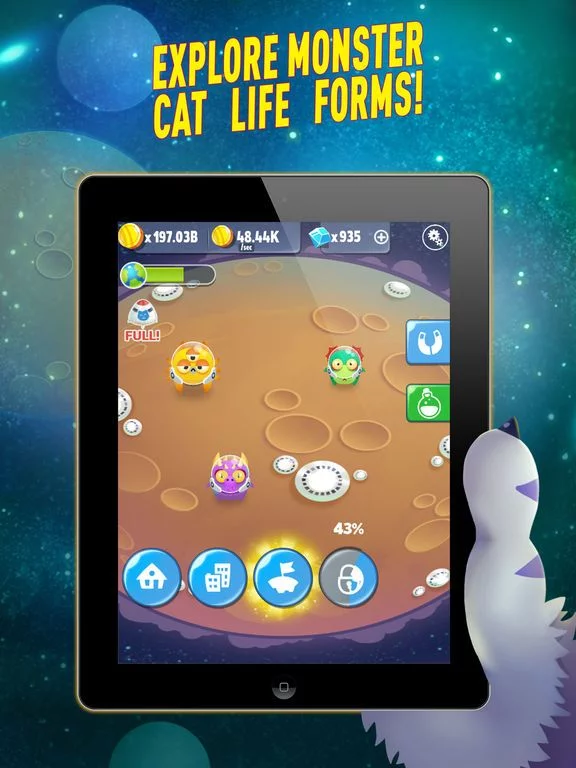 Изображение игры: Cats Evolution Space Adventure