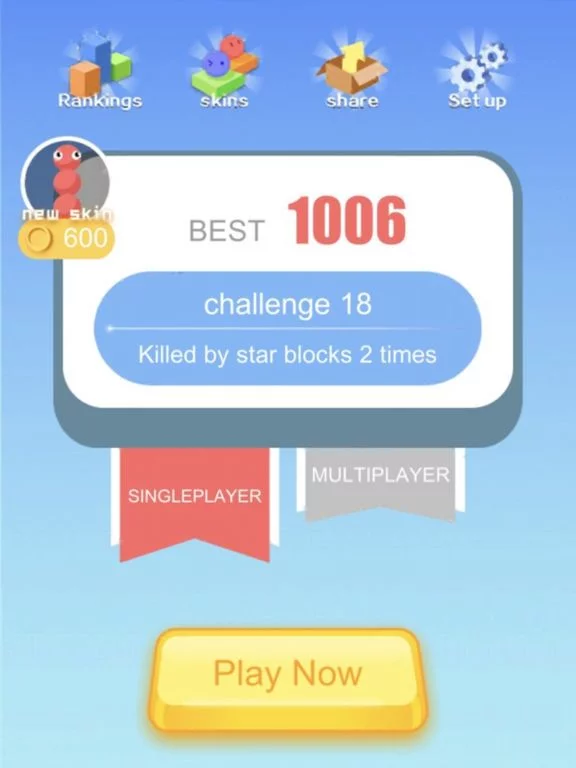 Изображение игры: Snake Bump