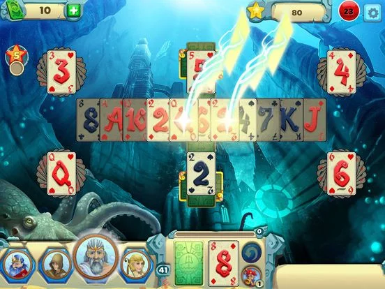 Изображение игры: Solitaire Atlantis