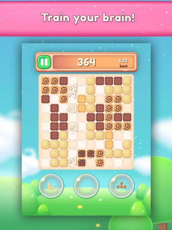Изображение игры: 1000 Cookies - yummy puzzle