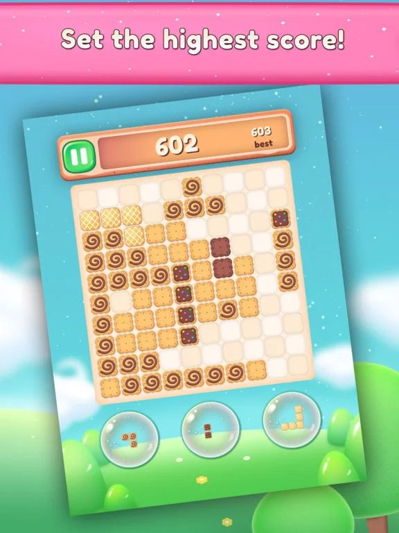 Изображение игры: 1000 Cookies - yummy puzzle