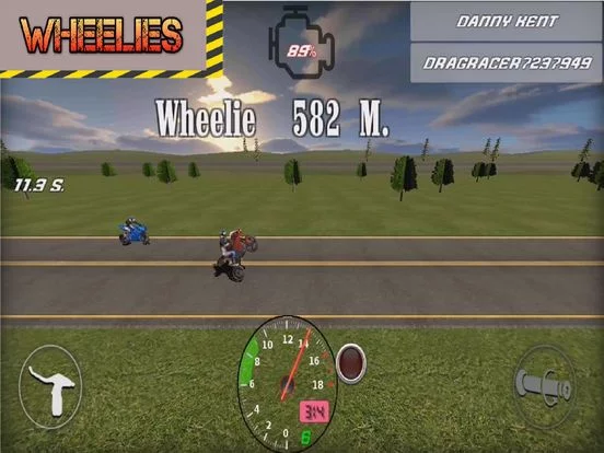 Изображение игры: Drag Bikes
