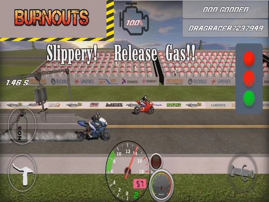 Изображение игры: Drag Bikes
