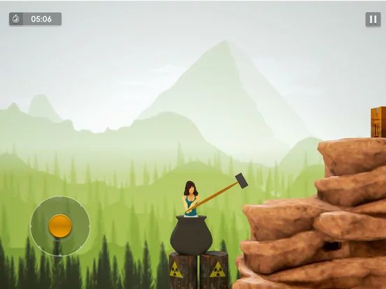 Изображение игры: Challenges Of Getting Over It
