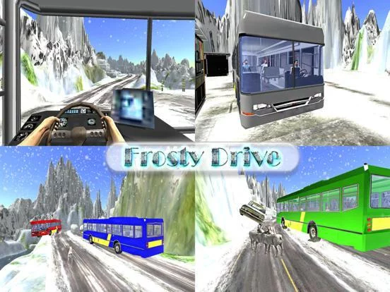 Изображение игры: Bus Driving Simulator 3D: Free Snow Hill & Best Game 2016