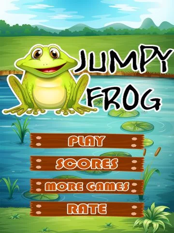 Изображение игры: Jumpy Frog - Don't Step Into Water!