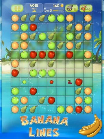 Изображение игры: Banana Lines