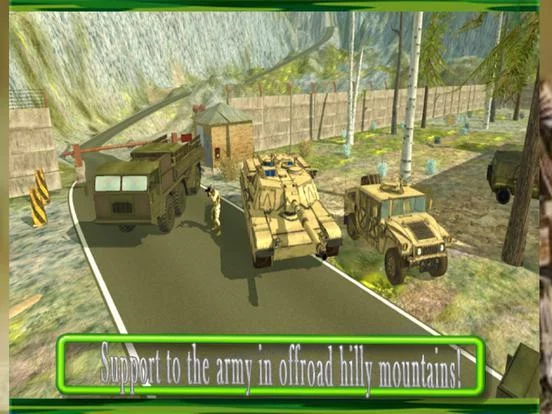 Изображение игры: Military Cargo Transport Truck - Army 3D Offroad 4x4 Drive