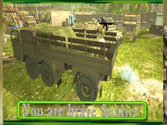 Изображение игры: Military Cargo Transport Truck - Army 3D Offroad 4x4 Drive