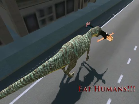 Изображение игры: City Dino Chase Sim 3D: Free Play Game 2016