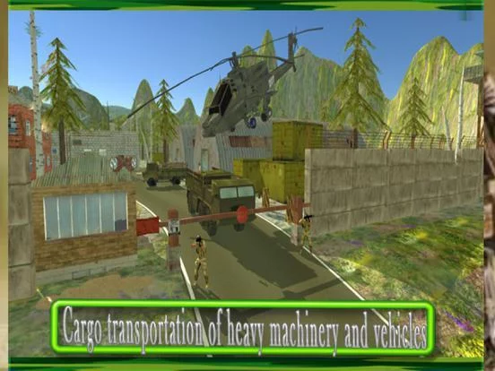 Изображение игры: Military Cargo Transport Truck - Army 3D Offroad 4x4 Drive