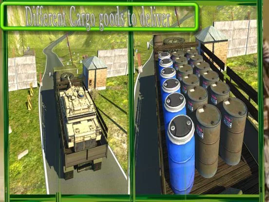 Изображение игры: Military Cargo Transport Truck - Army 3D Offroad 4x4 Drive