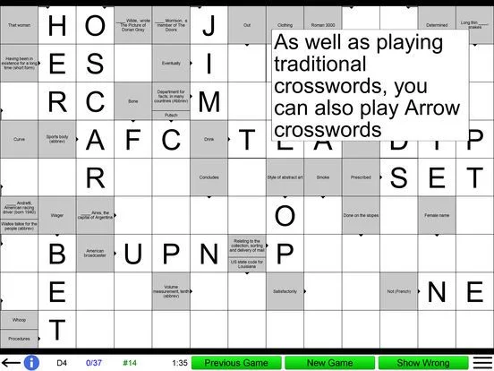 Изображение игры: Compact Crossword