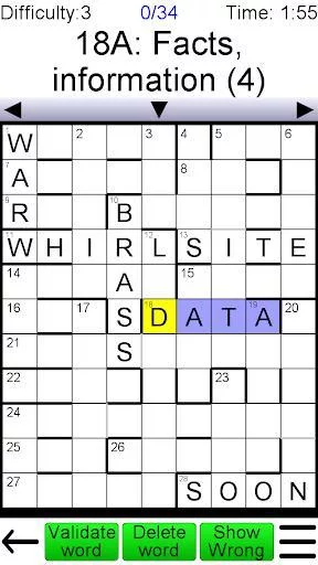 Изображение игры: Compact Crossword