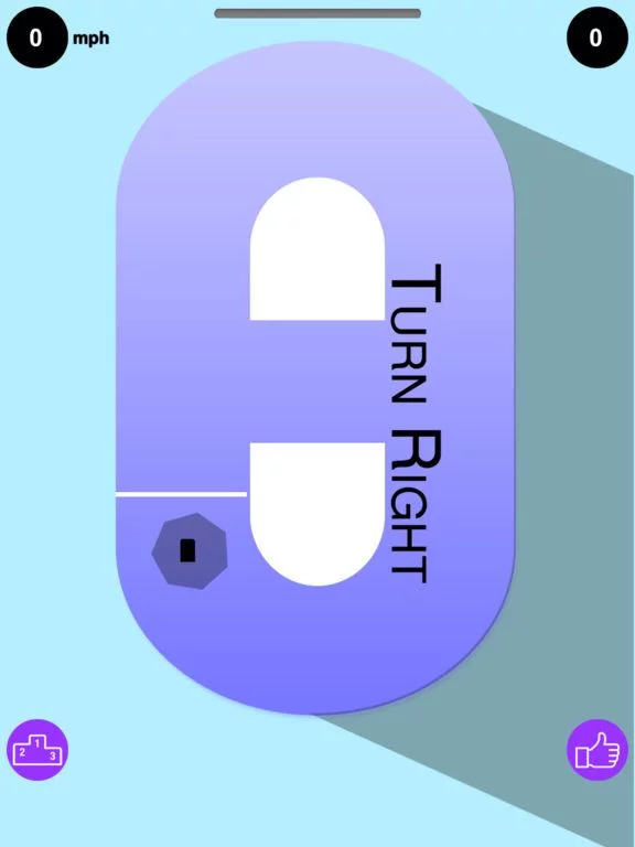 Изображение игры: Turn right - Right turn on tap